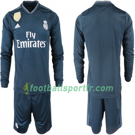 Tenue Real Madrid Enfant Extérieur 2018-2019 Maillot de Foot ML